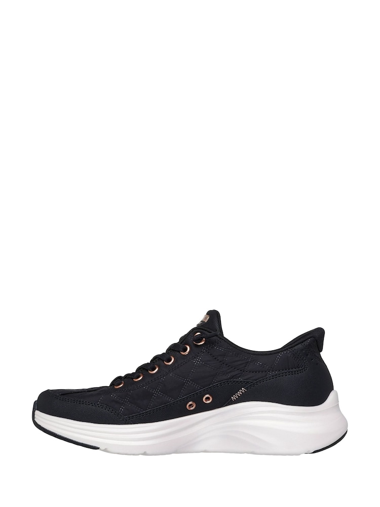Skechers Black Contour Foam Golden Hour Trainers - Image 2 of 5 Skechers Black Contour Foam Golden Hour Trainers - Image 2 of 5