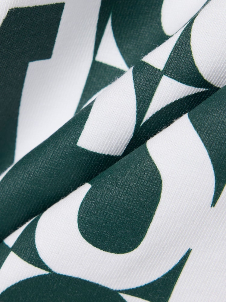 Lacoste White Classic Fit Printed T-Shirt - Image 2 of 4