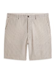 Tommy Hilfiger Blue Dover Seersucker Stripe 8" Inseam Chino Shorts - Image 5 of 5
