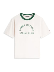 Tommy Hilfiger Contrast Crew Neck Relaxed Jersey T-Shirt - Image 5 of 5