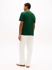 أخضر - Tommy Hilfiger Jersey Logo T-Shirt - Image 3 of 4