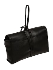 Cultured London Nerissa Leather Mini Clutch Black Bag - Image 4 of 6