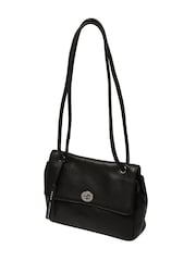 Pure Luxuries London Black Elka Leather Evening Bag - Image 9 of 9