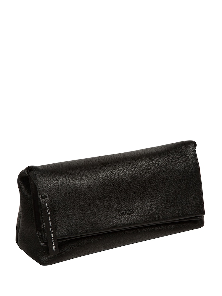 Cultured London Isabetta Leather Clutch Black Bag - Image 7 of 7