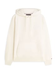 Tommy Hilfiger Cream Logo Embroidery Terry Hoodie - Image 5 of 5
