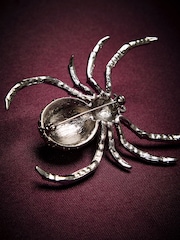 Black Halloween Sparkle Spider Brooch - Image 2 of 3