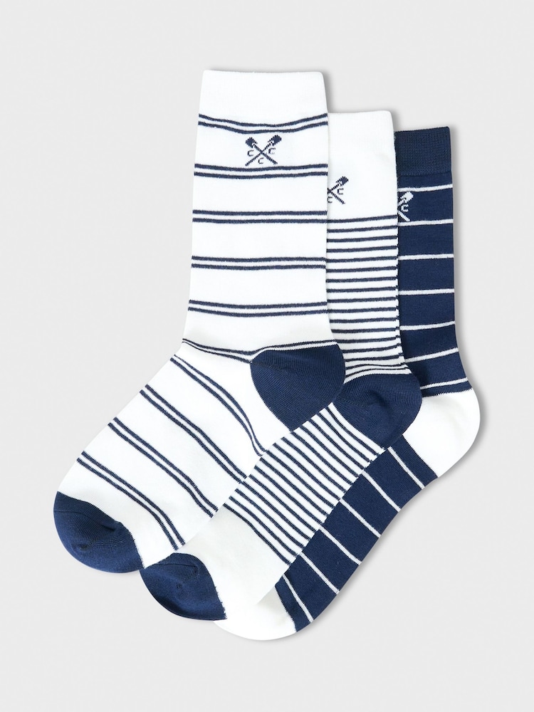 Crew Clothing Bamboo Viscose Socks 3 Pack - صورة 1 من 2