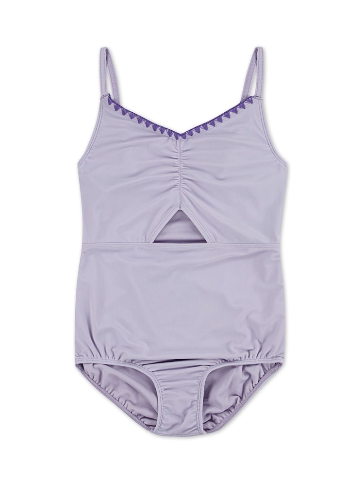 Abercrombie & Fitch Purple Cinched Cut-Out Swimsuit - Image 1 of 4