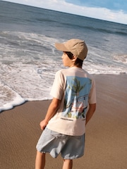 Abercrombie & Fitch Blue Baggy Denim Jort Shorts - Image 3 of 9