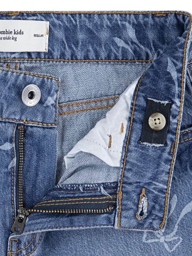 جينز برِجل واسعة Discharge من Abercrombie & Fitch - Image 13 of 13