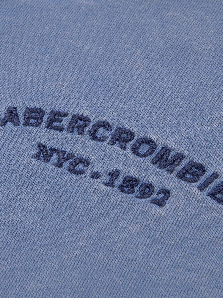 Abercrombie & Fitch Blue Sunfaded Pullover Jumpers - Image 3 of 3