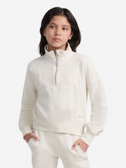 Abercrombie & Fitch Essential Quarter Zip Pullover Sweatshirt - Slika 1 od 9