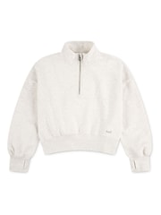 Abercrombie & Fitch Essential Quarter Zip Pullover Sweatshirt - Slika 7 od 9