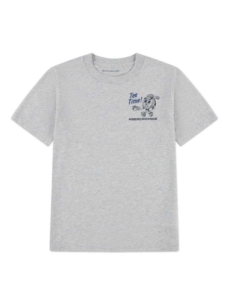 Abercrombie & Fitch Grey Time Short Sleeve T-Shirt - Image 1 of 3