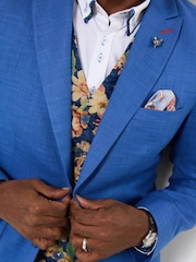 Joe Browns Blue Brilliant Blue Blazer - Image 3 of 8