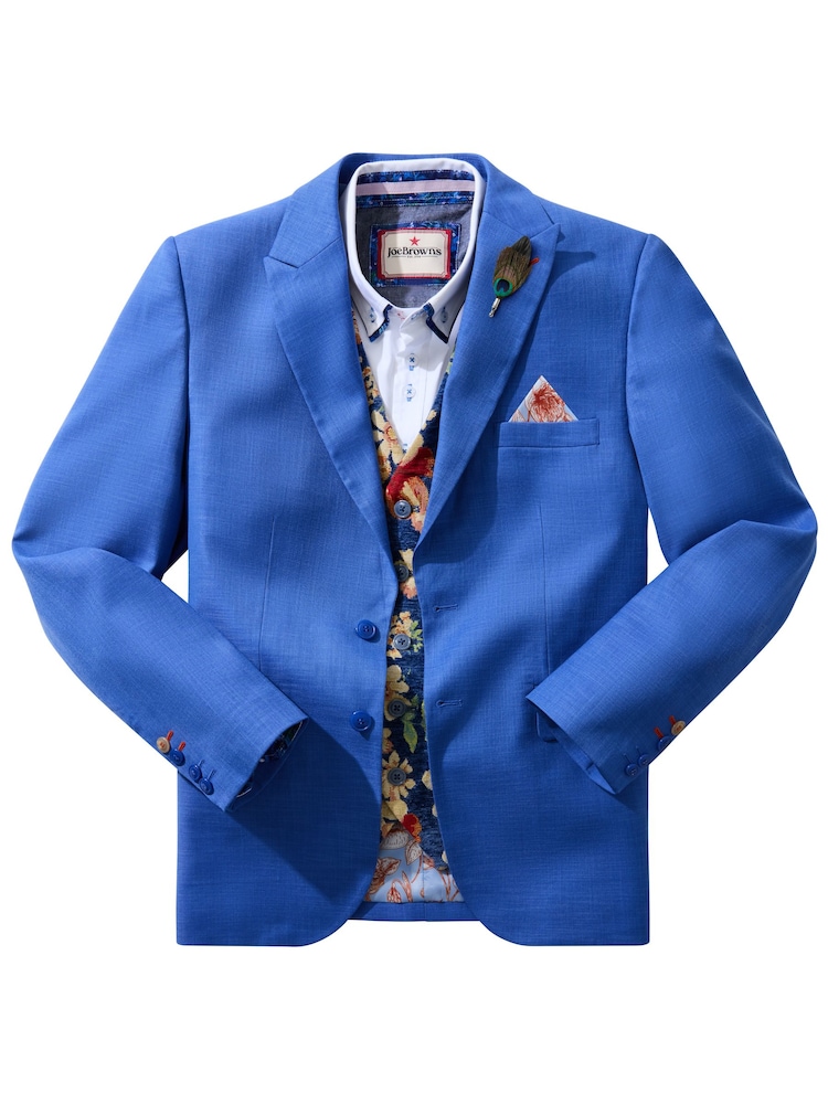 Joe Browns Blue Brilliant Blue Blazer - Image 8 of 8