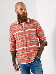 Joe Browns Red Amazing Aztec Shirt - Image 3 of 9