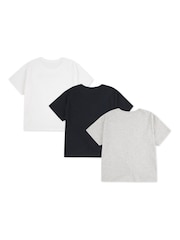 Abercrombie & Fitch Grey Tie Front Short Sleeve T-Shirts 3 Pack - Image 2 of 3