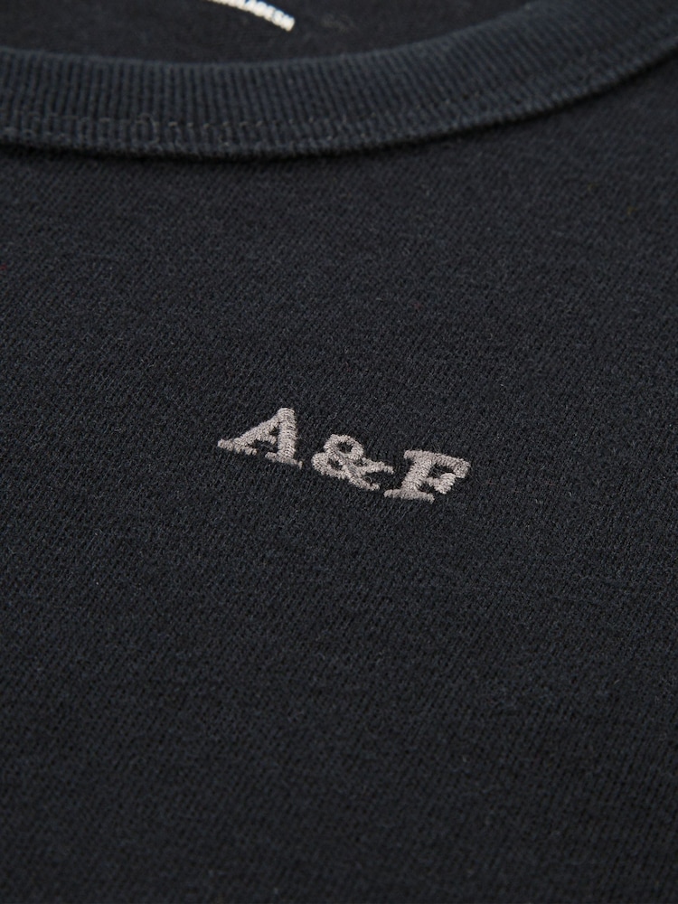 Abercrombie & Fitch Grey Tie Front Short Sleeve T-Shirts 3 Pack - Image 3 of 3 Abercrombie & Fitch Grey Tie Front Short Sleeve T-Shirts 3 Pack - Image 3 of 3