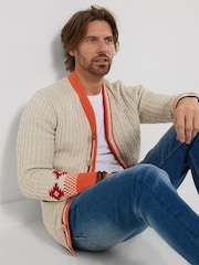 Joe Browns Cream Fun And Fresh Cable Cardigan - Image 1 of 5