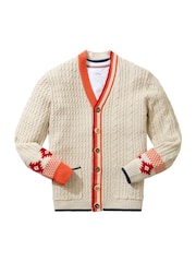 Joe Browns Cream Fun And Fresh Cable Cardigan - Image 5 of 5