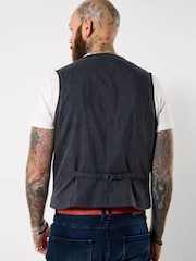 Joe Browns Fabulous Floral Denim Waistcoat - 9的图像4｝