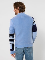 Joe Browns Patched To Perfection Strickpullover mit Stehkragen - Bild 4 von 8