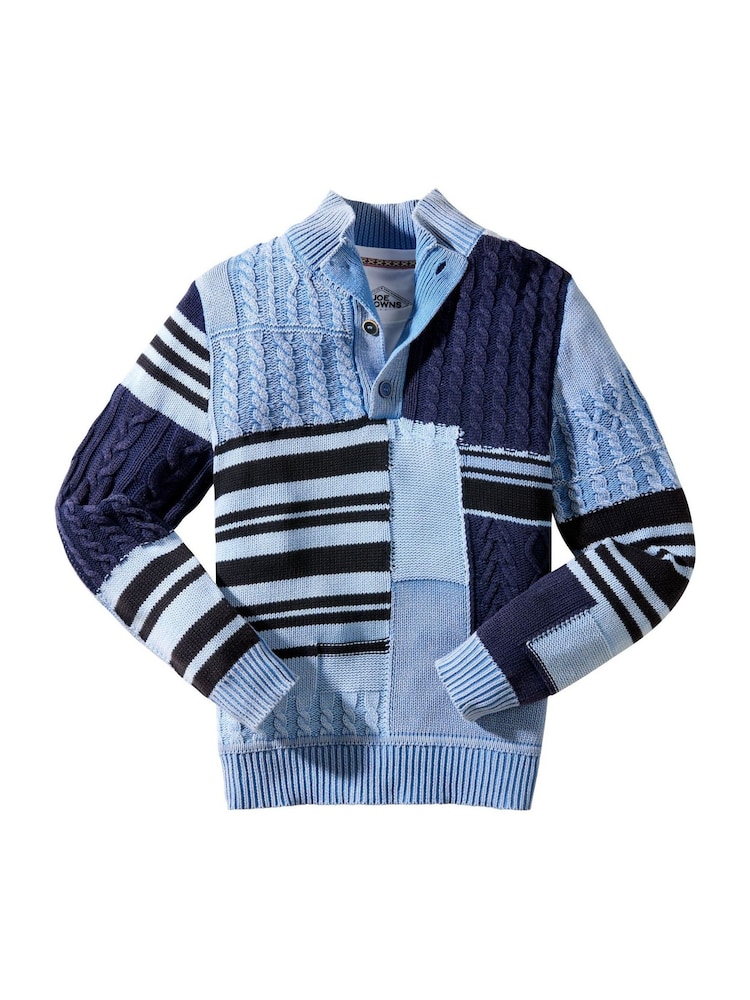 Joe Browns Patched To Perfection Strickpullover mit Stehkragen - Bild 8 von 8