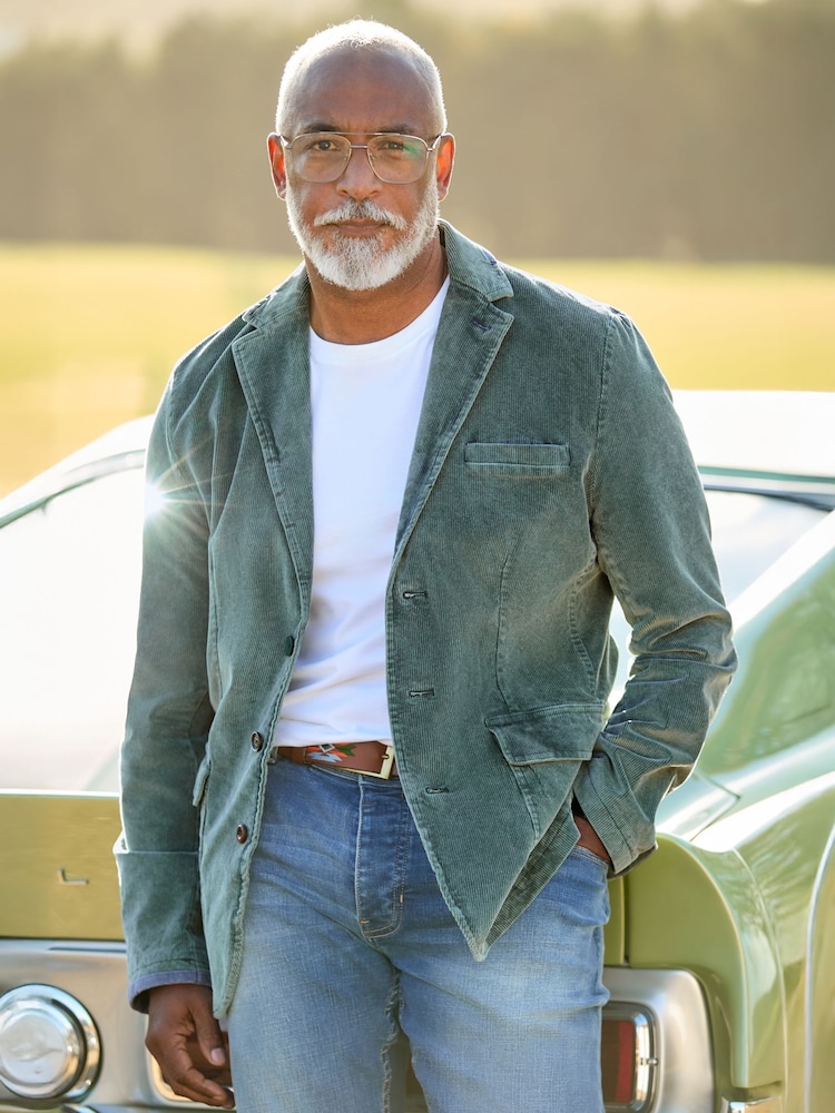 Joe Browns Green Full Of Character Cord Blazer - Image 2 of 9 Joe Browns Green Full Of Character Cord Blazer - Image 2 of 9