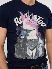 Joe Browns Blue Rockatoo T-Shirt - Image 2 of 5