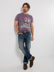 Joe Browns Purple Wild Ones T-Shirts - Image 3 of 5