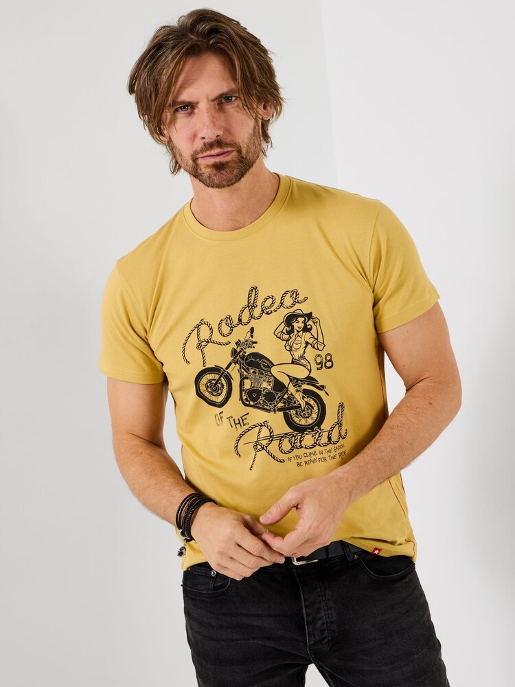 Joe Browns Yellow Rodeo Road T-Shirt - Image 1 of 5