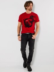 Joe Browns Red Ink & Amp T-Shirt - Image 4 of 7