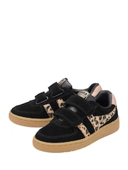 Gola Black Hawk Suede Safari Strap Trainers - Image 2 of 4