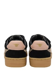 Gola Black Hawk Suede Safari Strap Trainers - Image 3 of 4