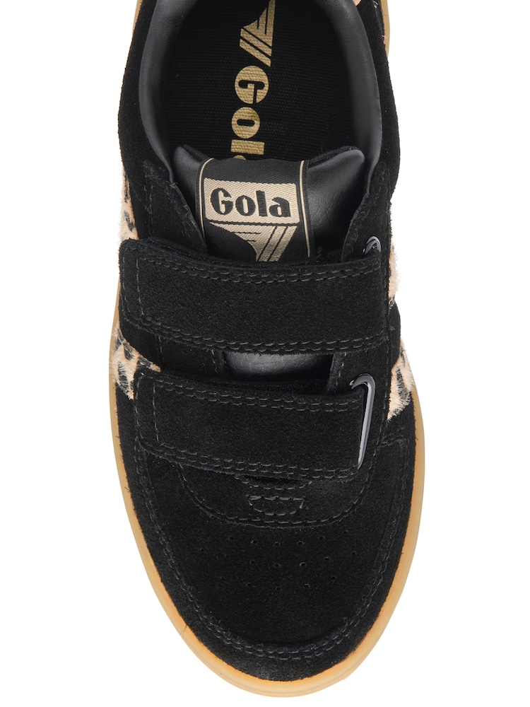 Gola Black Hawk Suede Safari Strap Trainers - Image 4 of 4