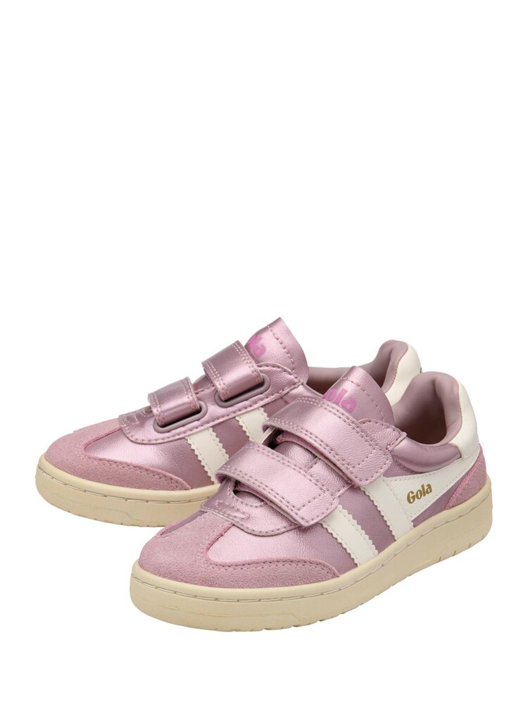 Gola Pink Viper Glimmer Strap Trainers - Image 2 of 4 Gola Pink Viper Glimmer Strap Trainers - Image 2 of 4