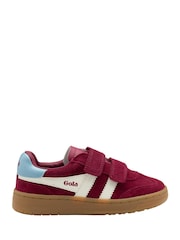Gola Red Viper Strap Suede Trainers - Image 1 of 4