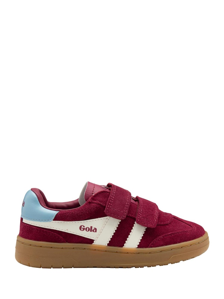 Gola Red Viper Strap Suede Trainers - Image 1 of 4