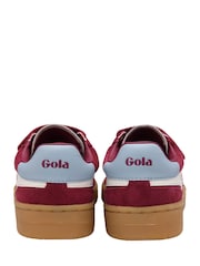 Gola Red Viper Strap Suede Trainers - Image 3 of 4