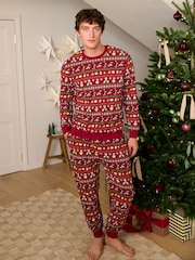 Red Wallace & Gromit Family Matching Christmas Pyjamas Set - Image 1 of 10