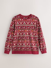 Red Wallace & Gromit Family Matching Christmas Pyjamas Set - Image 7 of 10