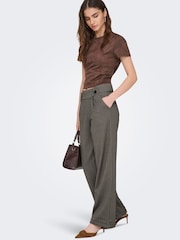 JDY Check Wide Leg Trousers - Bild 1 von 6