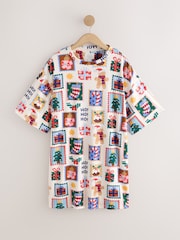 Ecru Stamps Matching Family Christmas Cosy Nightie - Image 1 of 3