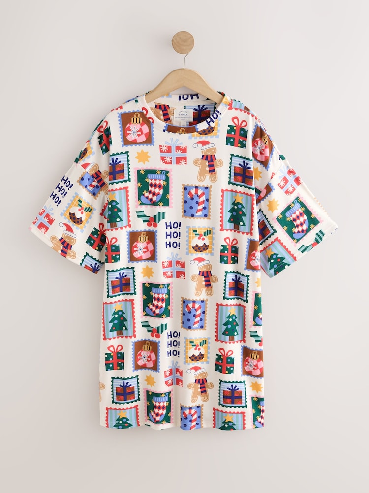 Ecru Stamps Matching Family Christmas Cosy Nightie - Image 1 of 3