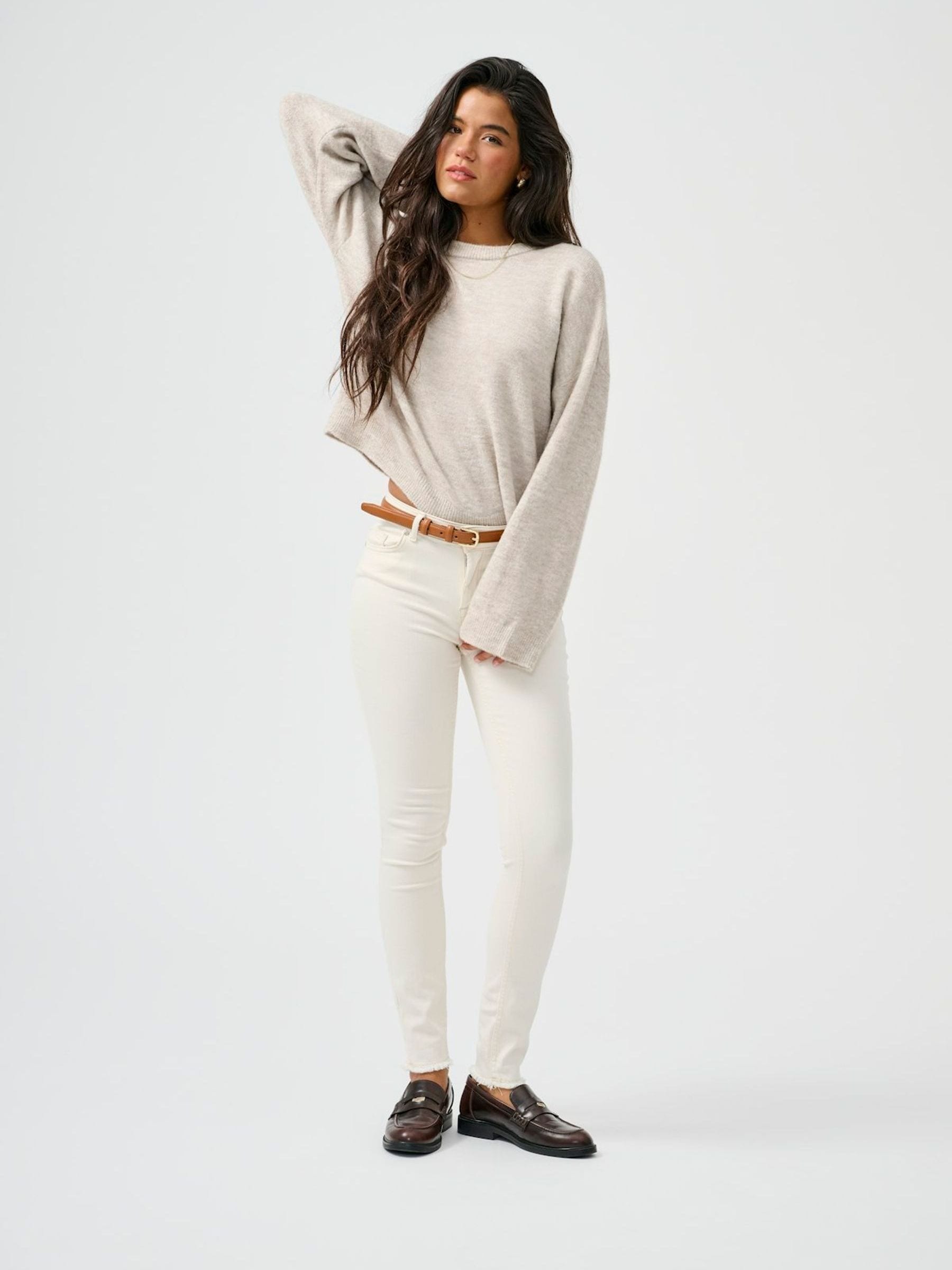 Only Crew Neck Jumper Women's Ecru Extra Large - La Redoute - Image 2