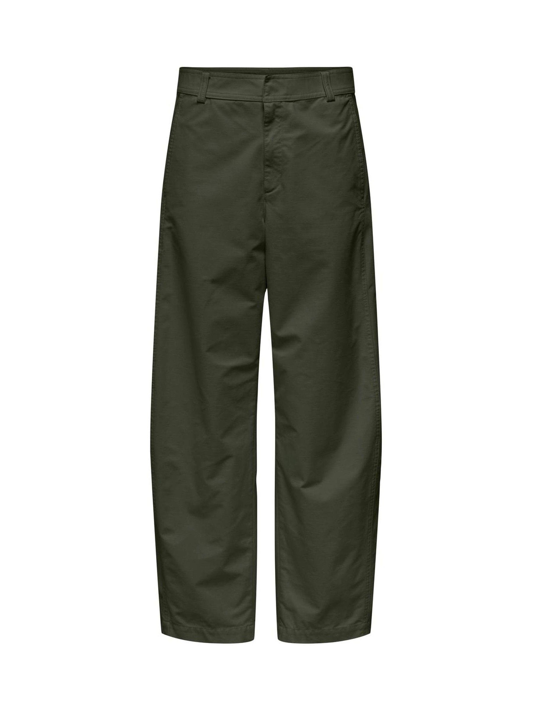 Buy ONLY Green Barrel Leg Chino Pants from Next USA