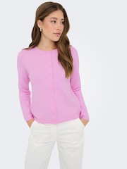 ONLY Long Sleeve O-Neck Button Through Cardigan - Imaginea 2 din 6