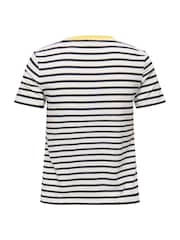 ONLY Striped Lemon T-Shirt - Imaginea 5 din 5
