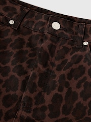 Whistles Animal Leopard Print Barrel Jeans - Image 5 of 5